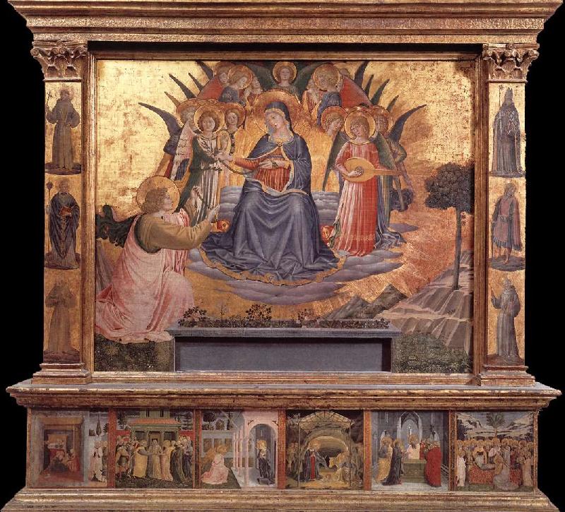 GOZZOLI, Benozzo Madonna della Cintola df Sweden oil painting art